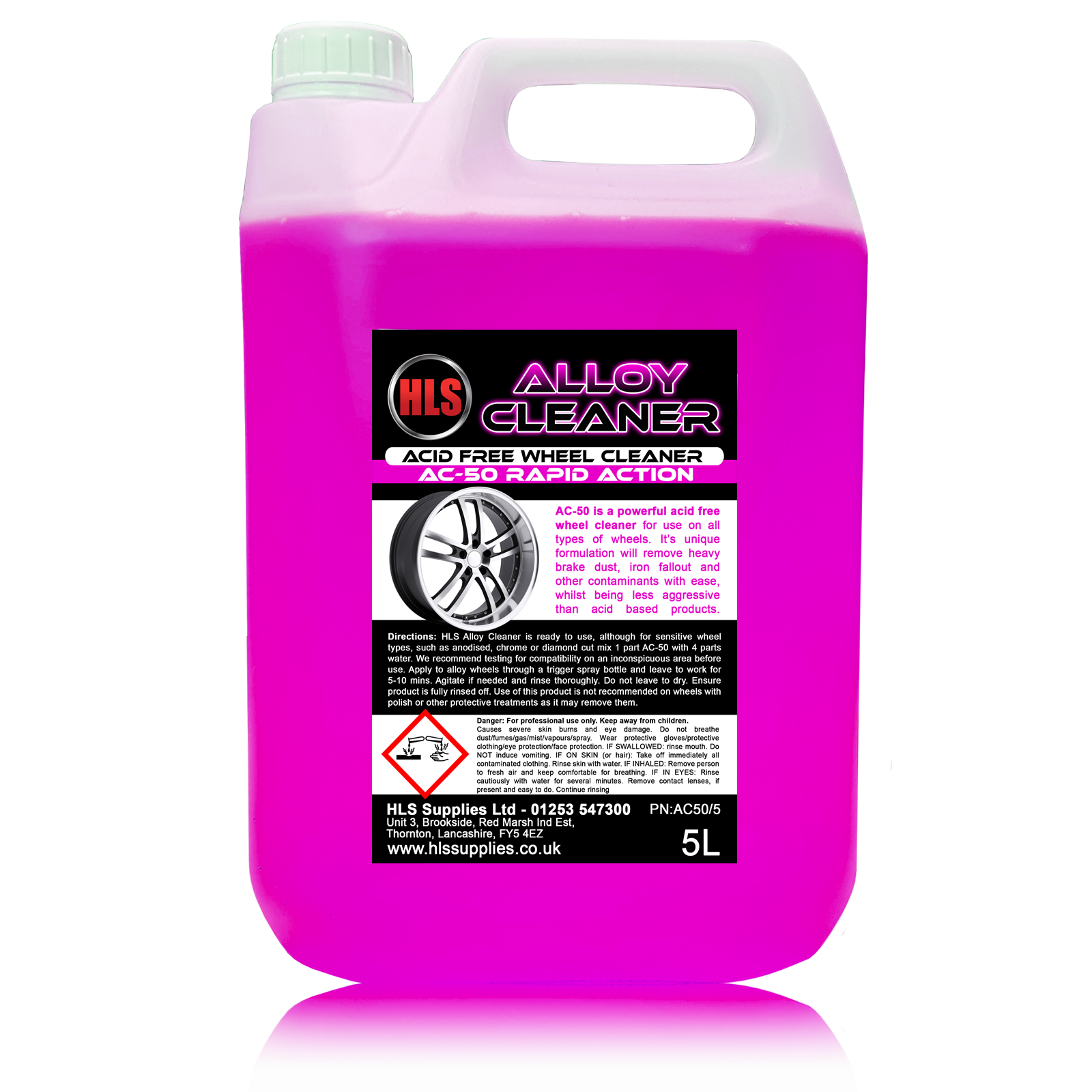 Alloy Wheel Cleaner Acid Free AC50 5L eBay